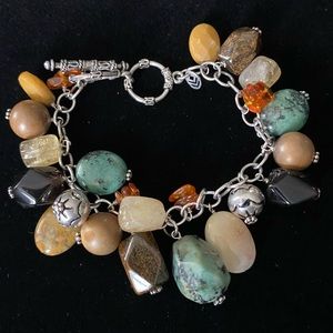Silpada multi stone bracelet